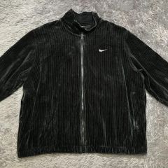 レディース XL A級 NIKE ベロア スウッシュ トラック ジャケット#700
