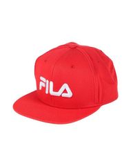 フィラ メンズ アクセサリー 帽子 FILA Red レッド