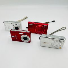 ジャンク品】デジカメ4台まとめ売り/Nikon/PENTAX/Panasonic/現状品