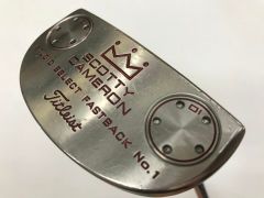 タイトリスト　SC ｽﾀｼﾞｵｾﾚｸﾄ ﾌｧｽﾄﾊﾞｯｸ　パター　中古【最短即日発送】