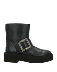 ロジェ・ヴィヴィエ レディース シューズ ブーツ・レインブーツ ショートブーツ ROGER VIVIER Black ブラック