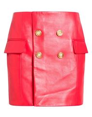 バルマン レディース ボトムスカート BALMAIN Magenta マゼンタ