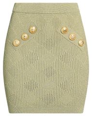 バルマン レディース ボトムスカート BALMAIN Military Green グリーン