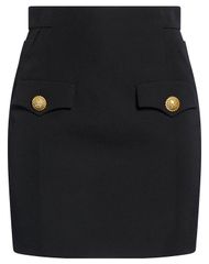 バルマン レディース ボトムスカート BALMAIN Black ブラック