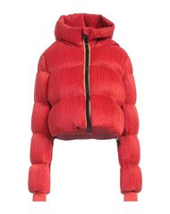 ケイウェイ レディース アウター ジャケット・ブルゾン パファージャケット KWAY Orange オレンジ