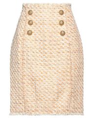バルマン レディース ボトムスカート BALMAIN Beige ベージュ
