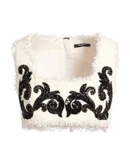 バルマン レディース トップス シャツ BALMAIN White ホワイト