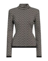バルマン レディース アウター ニット・セータートルネック BALMAIN Black ブラック