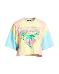 バルマン レディース トップス Tシャツ BALMAIN Yellow イエロー