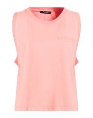 バルマン レディース トップス Tシャツ BALMAIN Salmon Pink ピンク