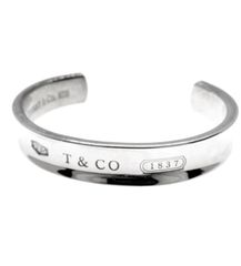 ティファニー TIFFANY & Co 1837 ナロー シルバー バングル ブレスレット 53385
