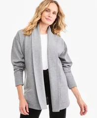 スタイルアンドコー レディース アウター ニット・セーター カーディガン フリース Style Co Womens LuxLounge Fleece Cardigan Sweater Created