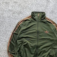 [ Archive アーカイブ Y2K ] adidas / 10's track jacket  size2XL オールドアディダス　トラックジャケット　ワンポイント刺繍ロゴ　ジャージ　抹茶カラー　ストリート　オーバーサイズ　常田　松村北斗　緑　長袖