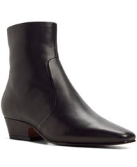 アルド レディース シューズ ブーツ・レインブーツ アンクル ALDO Womens Frannie Pointed Toe Ankle Booties Black Smooth ブラック