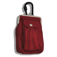 【新品】 Keia+ 多機能ワークポーチ 2WAY装着ベルトループ/カラビナ付き WK-11RD レッド 1 送料無料