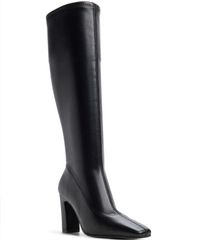 アルド レディース シューズ ブーツ・レインブーツ ALDO Womens Chaoniel Snip Toe Dress Boots Black Smooth ブラック