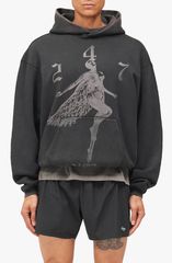 リプレゼント メンズ アウター パーカー・スウェット グラフィック Represent 247 Fallen Angel Graphic Hoodie VINTAGE BLACK ブラック