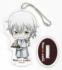 중고 열쇠 고리 마스코트 캐릭터 鶴丸国永 「刀剣乱舞-ONLINE-×Youme cafe アクリルキーホルダーコレクション」