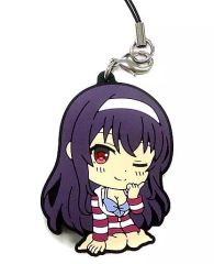 중고 ストラップ キャラクター 霞ヶ丘詩羽 パジャマ ラバーストラップ きゅんキャラいらすとれーしょんず " 이치방쿠지 冴えない彼女の育てかた♭ 第三弾」 G賞