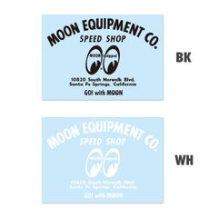 BIGサイズ MOONEYES 38.5 x 26.5cm ムーンアイズ EQUIPMENT SPEED SHOP デカール ステッカー アメリカン雑貨 アメ車 ガレージ