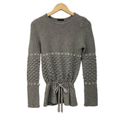 LOEWE(ロエベ) 長袖セーター サイズM レディース美品 グレー