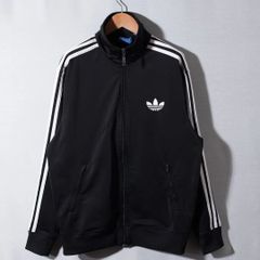 アディダス オリジナルス adidas ORIGINALS ファイヤーバード XL ブラック ホワイト Firebird トラックジャケット ジャージ ロゴ刺繍 トレフォイル ストリート オーバーサイズ 古着 f3006