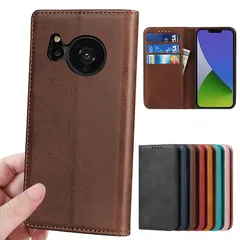 【新品】 適用 Aquos Sense8 SH-54D SH-M26 SHG11 用 ケース 手帳型 PUレザー 耐衝撃 アクオス センス8 カバー 財布型