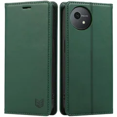 【新品】 FeeY AQUOS wish4 ケース 手帳型 wish4 手帳 ウィッシュ4 手帳型ケース SH-52E A402SH 携帯カバー 耐衝撃TPU素材 カード収納 マグネット内蔵スタンド機能付き 全面保護 グリーン
