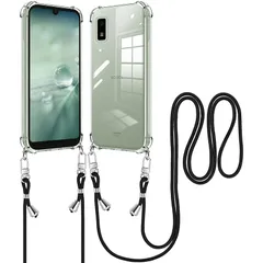 【新品】 xiusiteli AQUOS wish3 用 ケース クリア ショルダー 縄掛け 薄型 軽量