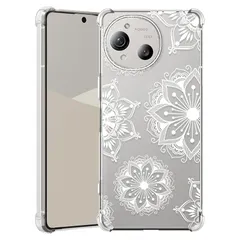 【新品】 MNYWDSQ 対応 AQUOS R10/R9 用 ケース 耐衝撃 おしゃれ クリア透明 スリム 薄型 tpu 指紋防止 花