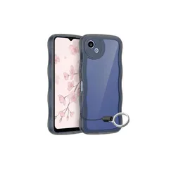 【新品】 HILEGENER for AQUOS Wish 4 かわいい ケース うねうね レンズ保護 耐衝撃 アクオス ウィッシュ4 SH-52E 用滑り止め スマホケースウェーブ デザイン 手にフィット スマホカバー 韓国 可愛い TPUカバー 波状エッジ