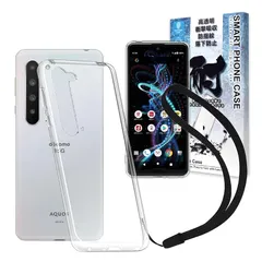 【新品】 シズカウィル AQUOS R5G クリアケース SH-51A SHG01 ケース カバー クリア 1個入り