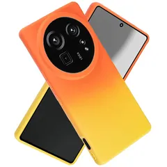 【新品】 【 Moilyo 】Aquos R9 Pro/SH-54E 専用 ケース TPU シリコン 柔軟 超軽量 薄型 シャープアクオスr9プロ 韓国 おしゃれ グラデーション色 ケース 耐衝撃 ストラップホール付き落下防止 R9 Pro 保護カバー(オレン