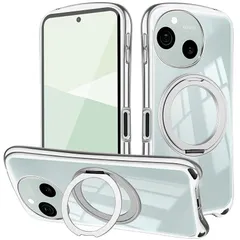 【新品】 対応 AQUOS sense 10 ケース リング SH-53F SH-M33 SH-53E SHG14 カバー センス 9 スマホケース シルバー