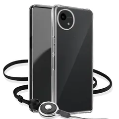 【新品】 適用 Aquos Wish 5 ケース クリア 【 ストラップ 三本付き】 アクオス ウィッシュ5 SH-52F SH-M32 カバー ウィッシュ 5 透明ケース アクオスウィッシュ5 スマホケース Aquos Wish5 透明【GoKIGIoD】