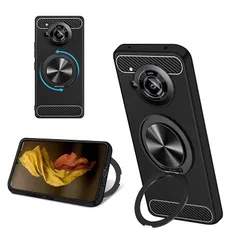 【新品】 対応 AQUOS R7 SH-52C ケース リング付き 360°回転スタンド 耐衝撃