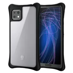 【新品】 エレコム AQUOS sense4/AQUOS sense5G/AQUOS sense4 lite/AQUOS sense4 basic ケース ハイブリッド Finch クリアブラック PM-S205HVHH2CRB
