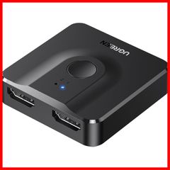 【在庫処分】HDCP2.2 HDMI2.0 電源不要 4K60Hz 出力双方向 1 入力 ブラック 2 切替器 HDMI UGREEN