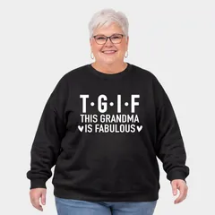 Simply Sage Market レディース トップス Tシャツ プラスサイズ スウェット Simply Sage MarketGIF Grandma Womens Plusweatshirt M