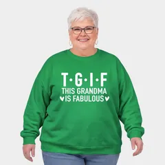 Simply Sage Market レディース トップス Tシャツ プラスサイズ スウェット Simply Sage MarketGIF Grandma Womens Plusweatshirt G