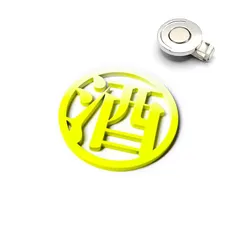 【新品】 ターフプロジェクト［＃GOOD LUCK］パターのお守り開運ゴルフマーカー［酒モデル］＃集中力UP ＃マグネッ｜在庫あり
