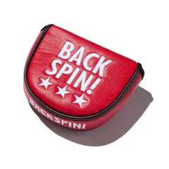 【新品】 ゴルフ パター用ヘッドカバー シンプル 星 マレットタイプ マグネット (レッド) 1 アウトレット