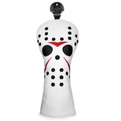 【激安】【新品】 ゴルフクラブヘッドカバー 仮面 サンプルデザイン ゴルフヘッドカバー 高級レザー製 ウッドカバー ドライバー 