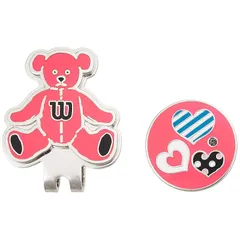【送料無料】【新品】 Wilson(ウイルソン) ゴルフ マーカー ベアクリップマーカー WBCM-005L ピンク 0