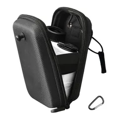 【激安】【新品】 ゴルフ距離計ケース EVA収納ボックス ゴルフ計測器キャリングケース 保護性 耐衝撃 コンパクト 景品 (ブラ