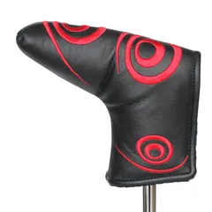 【新品】 Craftsman Golf赤い渦巻き ブラック パターカバー ヘッドカバー タイトリスト スコッティ・キャメ アウトレット