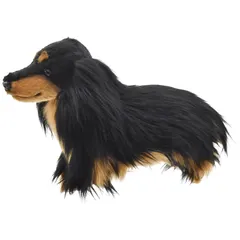 【新品】 ハンサ(Hansa) ミニチュアダックスフンド ロングヘア ぬいぐるみヘッドカバー PT用 パター用 ヘッドカ 新着