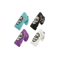 【即納】【新品】 パター カバー ヘッドカバー スコッティーキャメロン オデッセイに 適合 ピンタイプ 用 Mexico スカル
