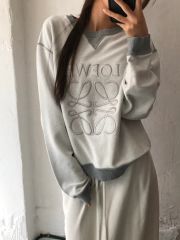LOEWE ロエベ アナグラム グレー ロゴ スウェット