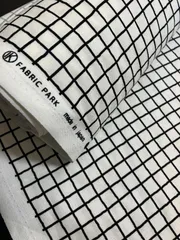2m 新柄　857-A fabric park 波模様　オックス　生地